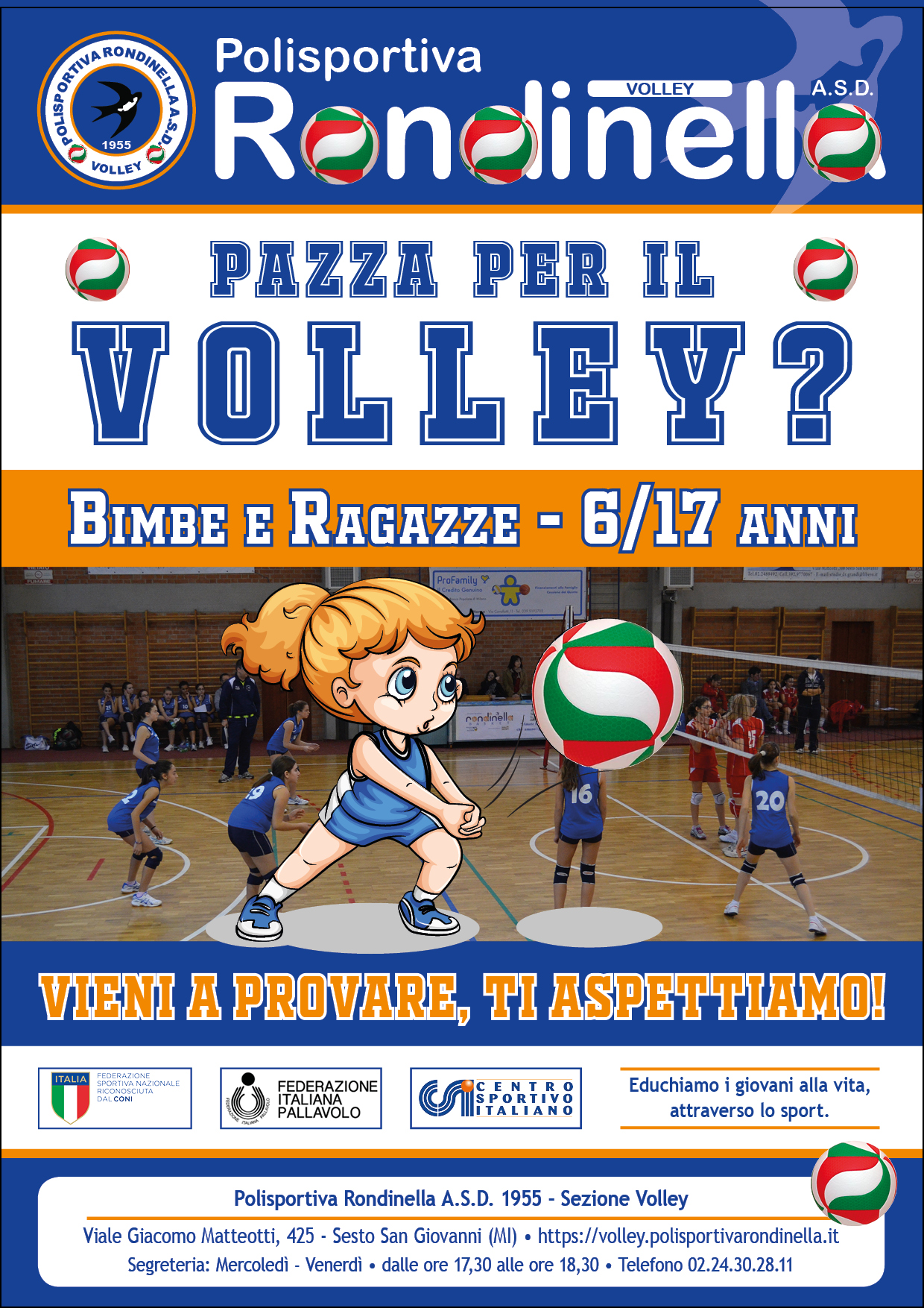 Corsi Rondinella Volley